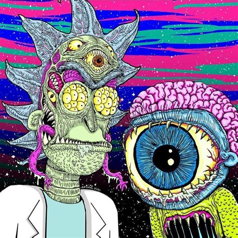 If you wish to know various other wallpaper, you could see our gallery on sidebar. Trippy Rick And Morty Wallpapers - Wallpaper Cave