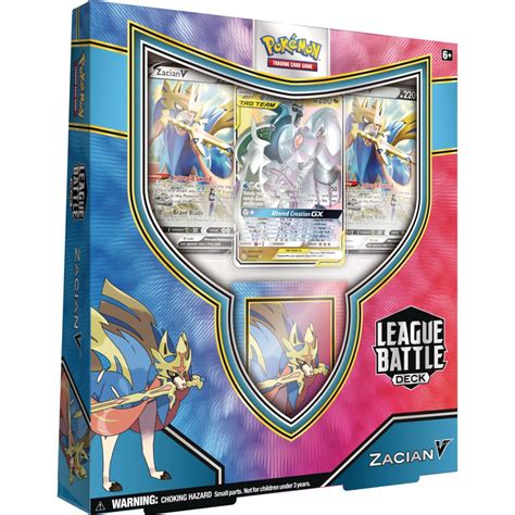 Pokemon Tcg Zacian V League Battle Deck 60 Card Deck 2 Pokémon V