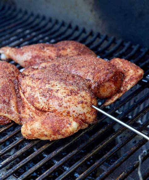 Smoked Spatchcock Chicken With Crispy Skin Groomin Waves