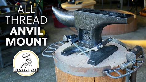 All Thread Anvil Mount — Blacksmithing Setup Youtube