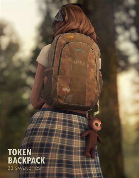 Token Backpack Recolor Sims 4 Sims 4 Cc Finds The Sims 4 Packs