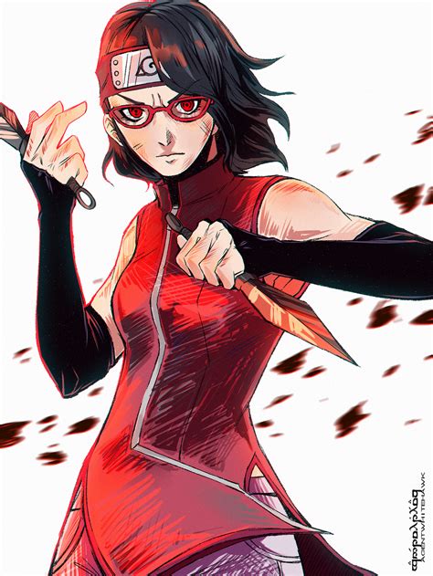 Sarada Uchiha By Agentwhitehawk On Deviantart