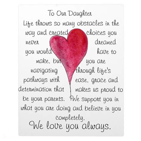 Love Our Daughter Plaque With Heart In 2021 Birthday