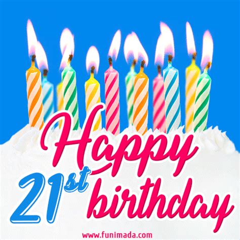 Much love to you guys! Happy 21st Birthday Animated GIFs - Download on Funimada.com