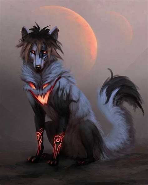 Pin By Wulffeeda The Ripper On Art Anime Wolf Shadow Wolf Fantasy Wolf