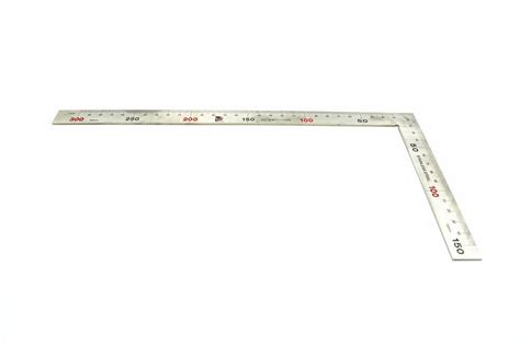 150x300mm 90 Degree Angle Metric Stainless Steel Try Square Ruler