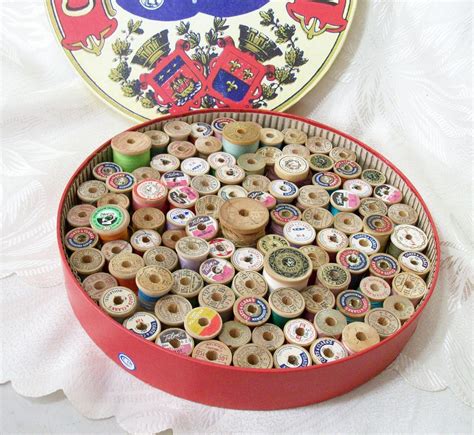 Thread Wood Spools Spool Crafts Vintage Sewing Notions Recycled Crafts