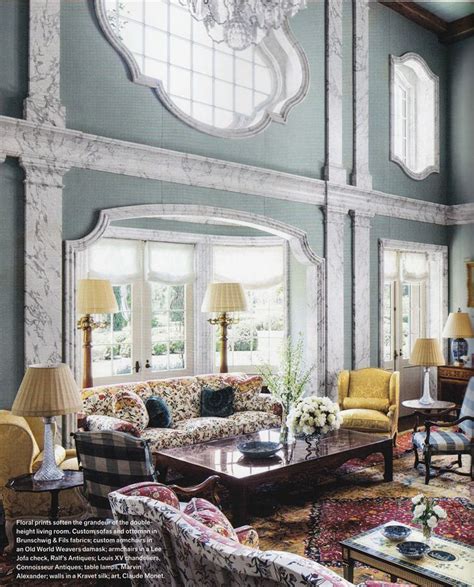 Classic Designs Work In Veranda Magazine Living Room Designs