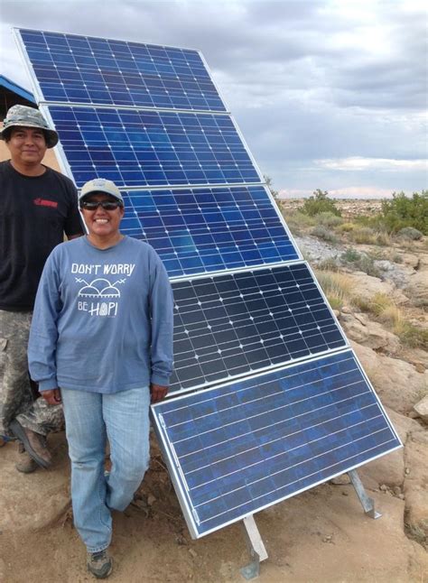 Native Sun News Hopi Woman Brings Solar Power To The People