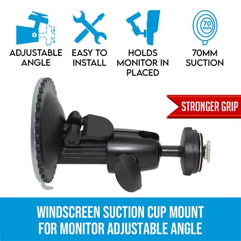 Windscreen Suction Cup Mount For Monitor