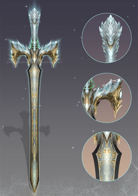 Custom White Wolf Sword For Fiel7d By Timothy Henri On Deviantart