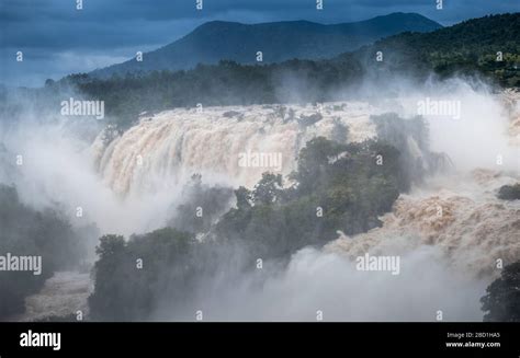 Shivanasamudra Falls In Chamarajanagar District Of The State Of