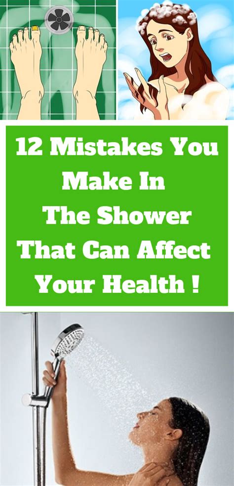 Bad Shower Habits For Your Health Health How To Remove Have Fun