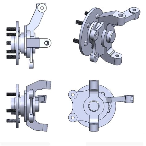 How To Design Steering Knuckle Solidworks Tutorials On Demand