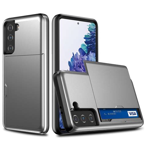 Dteck Case For Samsung Galaxy S21 Plus 67 Inchshockproof Wallet Card