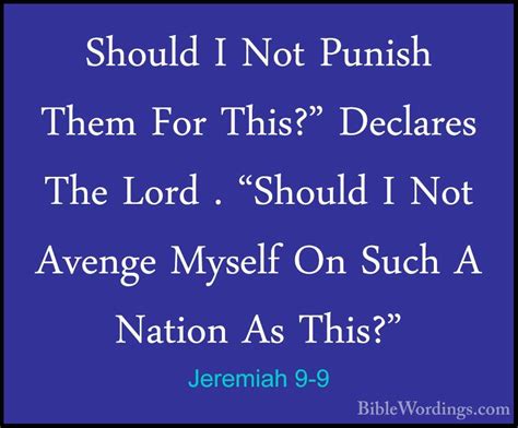 Jeremiah 9 Holy Bible English