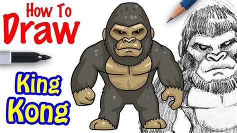 King Kong Easy Drawings Dibujos Faciles Dessins Faciles How To