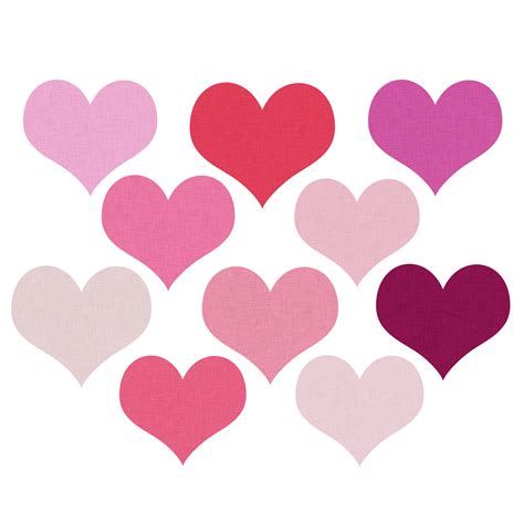 Pink Love Heart Clipart Wikiclipart