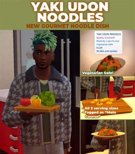 Yaki Udon Noodles Custom Recipe By Robinklocksley At Mod The Sims