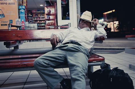 mexican man with sombrero sleeping at bus terminal flickr