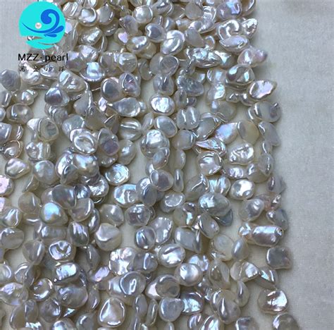 High Luster 8 9mm Loose Keshi Pearl Strands 16 Inches