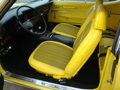 1969 Camaro Rare Daytona Yellow W Yellow Houndstooth Interior S 350