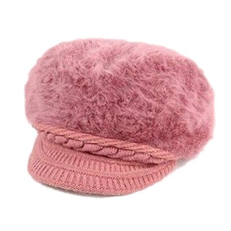 Buy Lesent Women Winter Warm Knit Hat Wool Snow Ski Caps With Visor