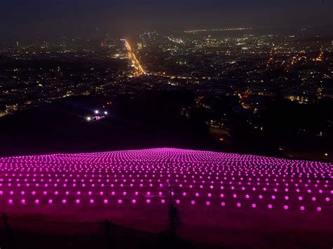Photos And Videos San Franciscos Emblematic Pink Triangle Glows For
