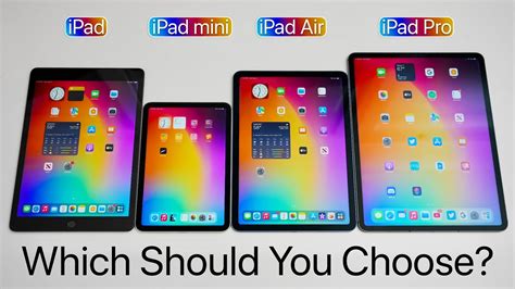 2022 Ipad Comparison Which Should You Choose Youtube