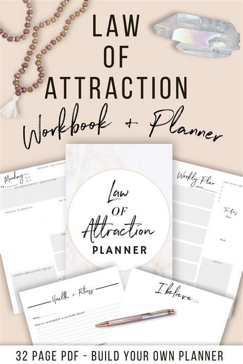 Law Of Attraction Planner Meditate And Manifest Journal Etsy In 2020
