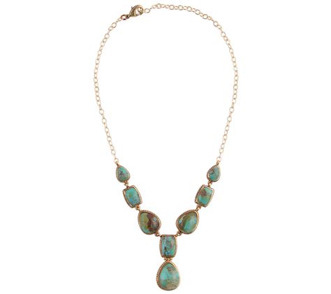 Barse Artisan Crafted Turquoise Statement Necklace Qvc Com