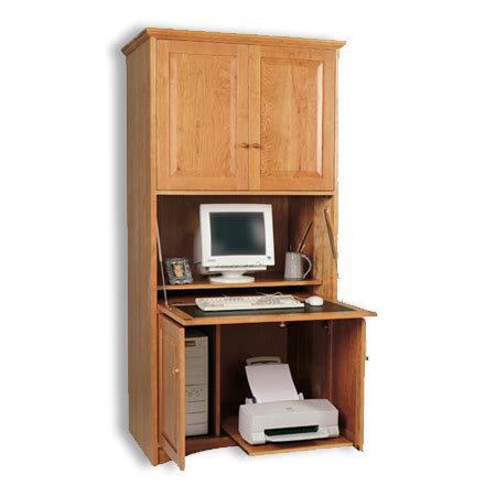 Our wide range of l shaped desks, corner desks, and computer desks can fit inside any workspace, large or small. Cherry Computer Armoire | Computer armoire, Walnut ...