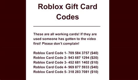 Copy roblox free code and follow below process to redeem, to get unlimited gifts again click on button and wait till process complete. Free roblox gift card codes 2019 - SDAnimalHouse.com