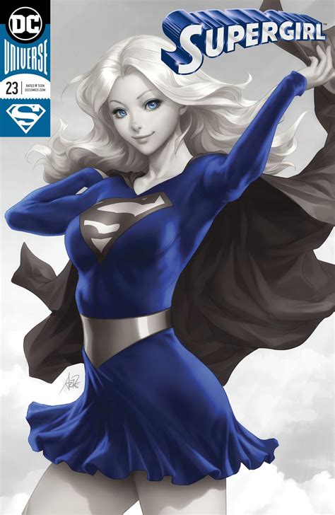 Supergirl 14 Stanley Artgerm Lau B Variant 1st Print Dc Comic Movie