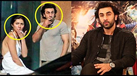 Ranbir Kapoor Breaks Silence On Dating Mahira Khan In New York Youtube