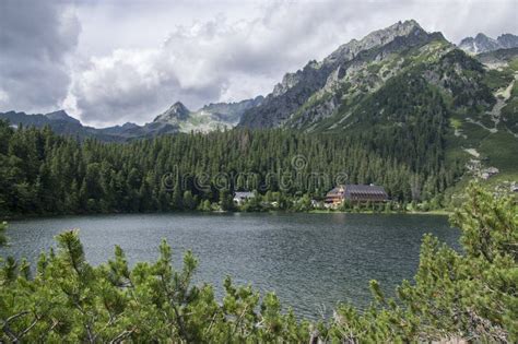 Moraine Dammed Lake Popradske Pleso Amazing Nature High Tatra