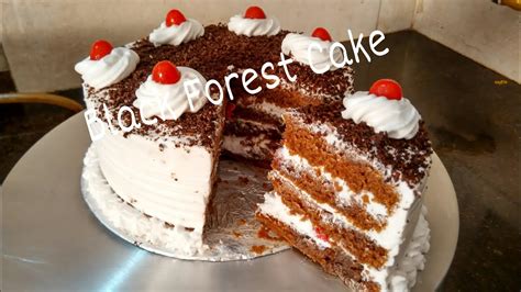 Perfect Homemade Eggless Black forest Cake Recipe/Cake For ...