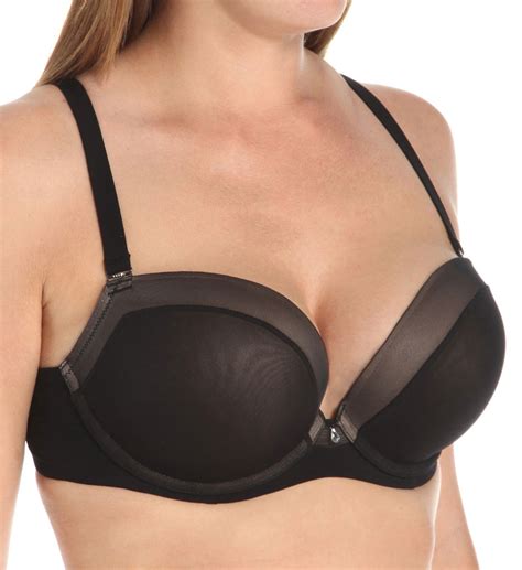 Curvy Couture Sexy Sheer Plunge Bra 1133 Curvy Couture Bras