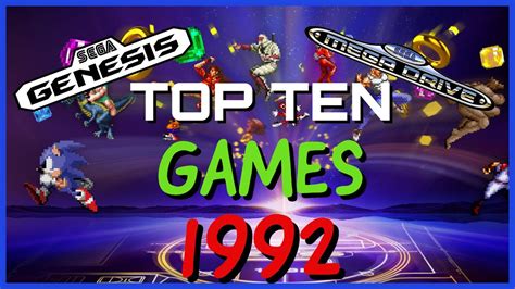 Top Ten Sega Genesis Mega Drive Games 1992 The History Of Gaming