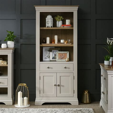 Product Of The Week French Country Grey Oak 6ft Large Bookcase With