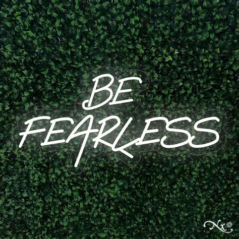 Be Fearless 32x16x1in Neon Sign Aesthetic Tiktok Room Etsy