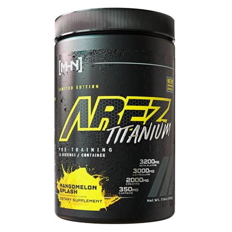 Mhn Arez Titanium Pre Workout Booster Sale Fatburnersat