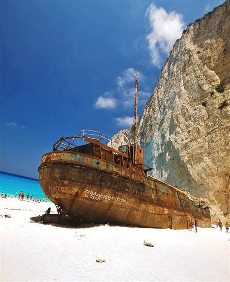 Navagio Zakynthos Panagiotis Shipwreck Greek Islands Vacation