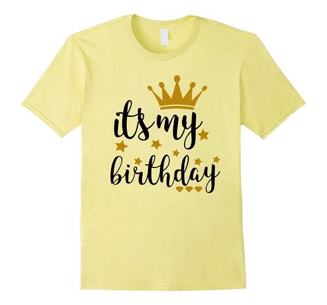 Its My Birthday Shirt For Women Teens Girls Black And Gold Fl