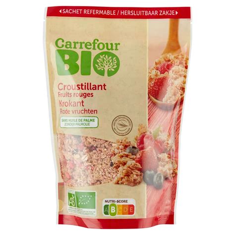 Croustillant Fruits Rouges 375 G Carrefour Belgique