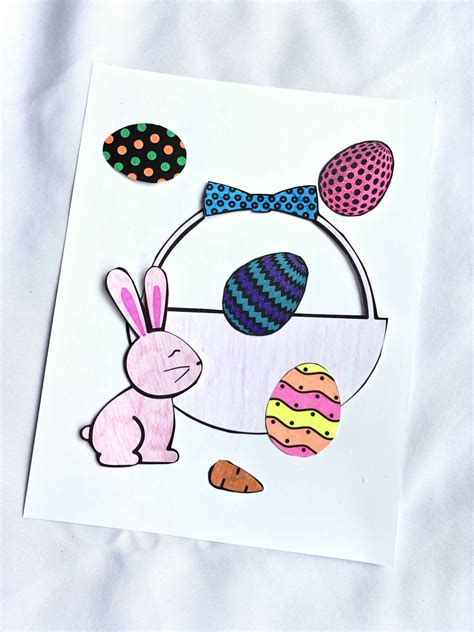 Free Printable Easter Craft For Kids Simply Print Cut Color And