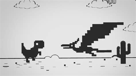 Use the up and down arrow keys to control the dinosaur. T-Rex Chrome Game 2 🦖 | Chrome Minigame by Deimer29 ...