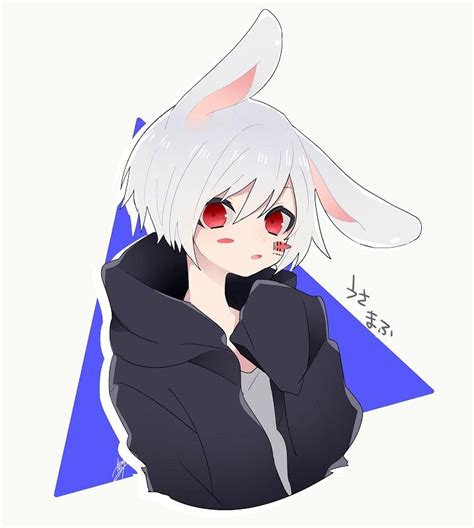 Mafumafu Bunny W Anime Neko Anime Chibi Cute Anime Boy