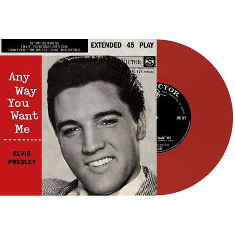 Elvis Presley Any Way You Want Me South Africa Edition Re Issue Red
