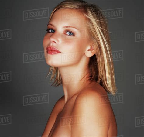 Naked Blond Woman Stock Photo Dissolve